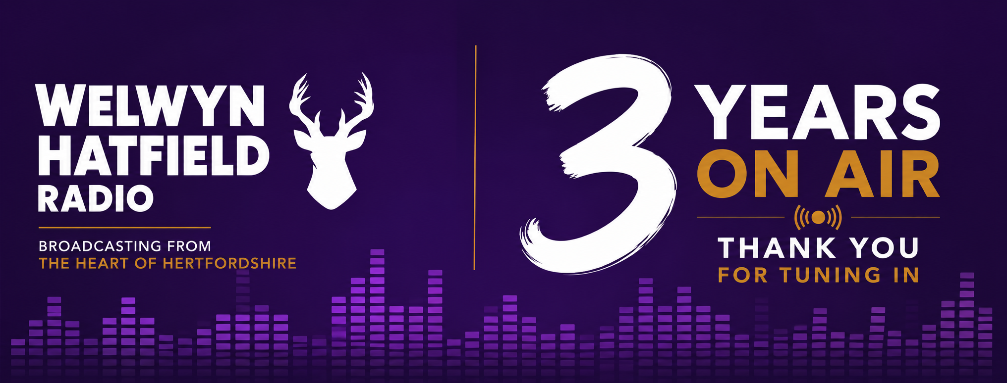 Welwyn Hatfield Radio - Celebrating 3 years on air!